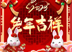 玉兔送福，開門大吉！廣東微肽給您拜年了！